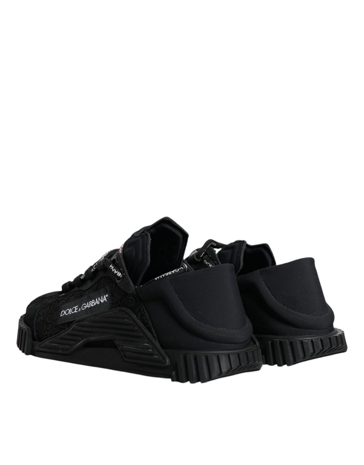 Black Nylon Low Top NS1 Sneakers Shoes - The Luxe Alliance