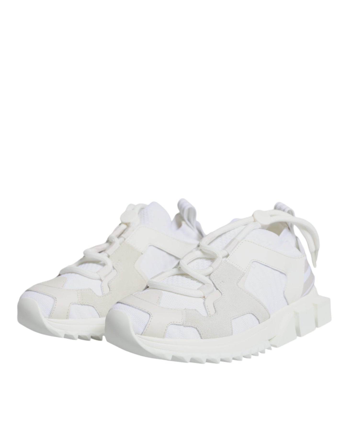  - White Mesh Sorrento Trekking Sneakers Shoes