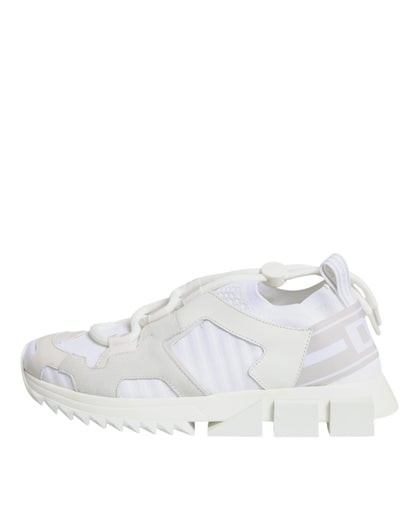  - White Mesh Sorrento Trekking Sneakers Shoes