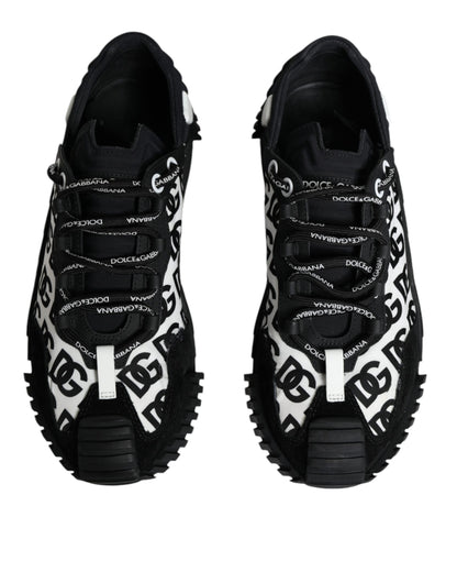  - Black Logo Lace Up Low Top NS1 Sneakers Shoes