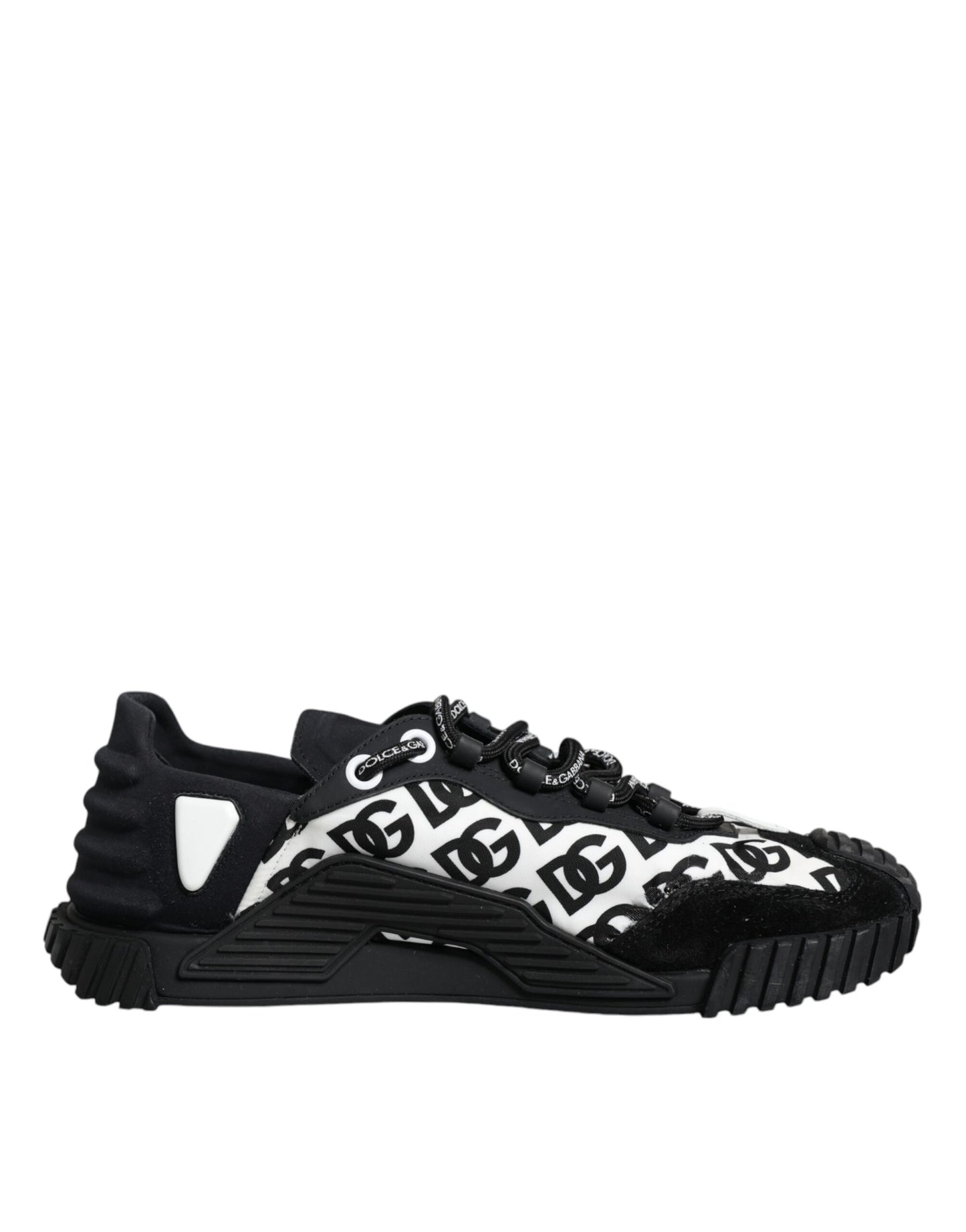  - Black Logo Lace Up Low Top NS1 Sneakers Shoes