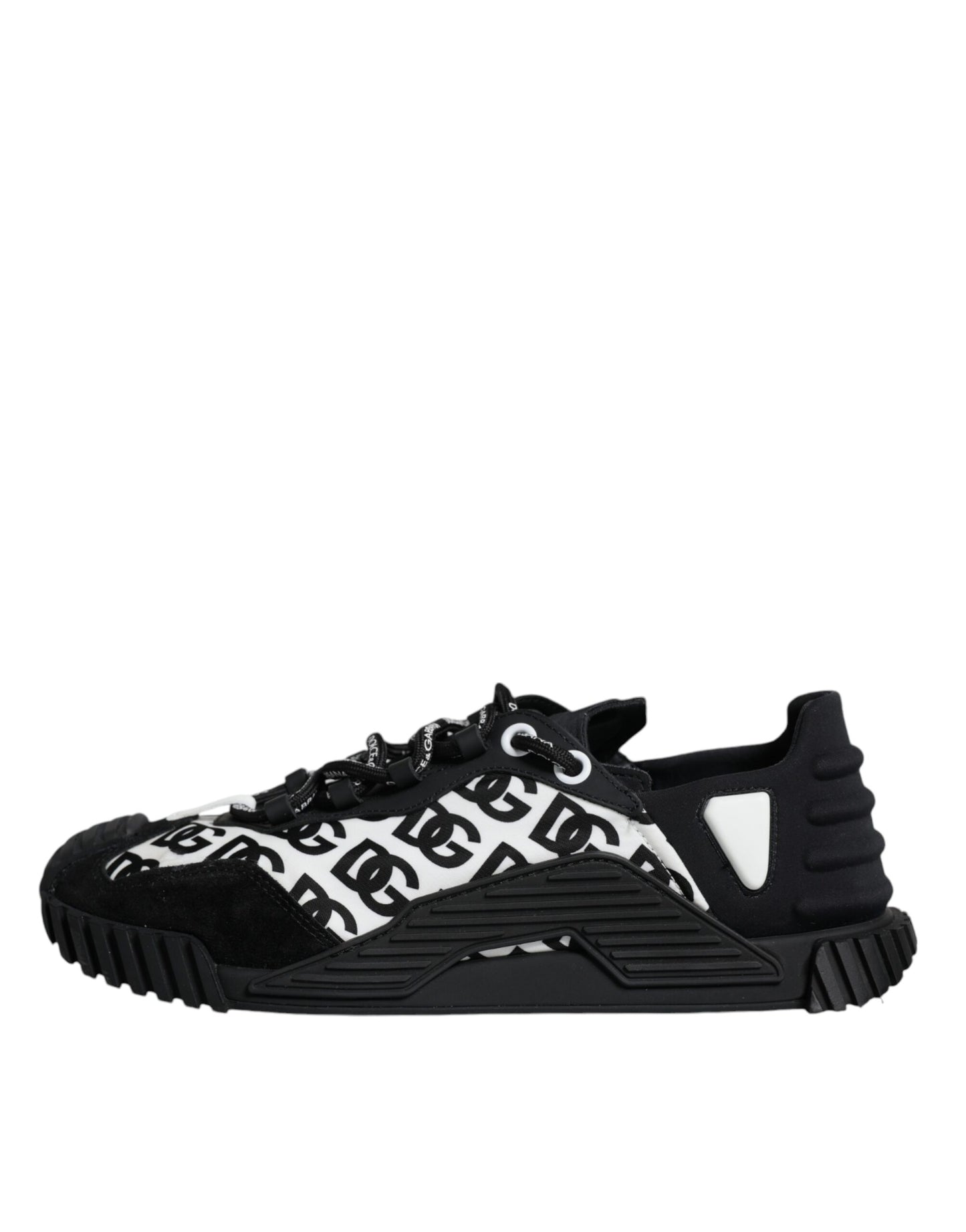  - Black Logo Lace Up Low Top NS1 Sneakers Shoes