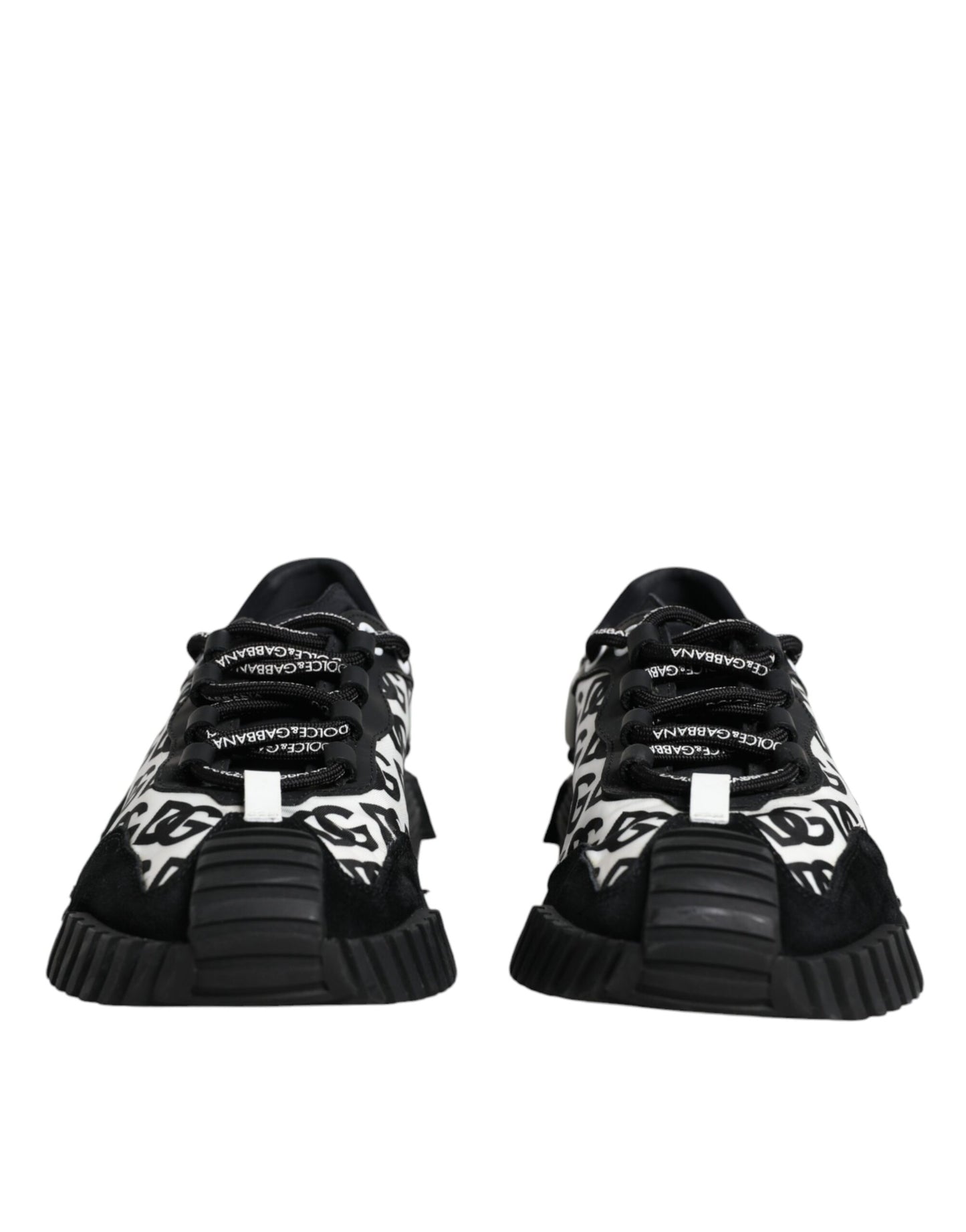  - Black Logo Lace Up Low Top NS1 Sneakers Shoes