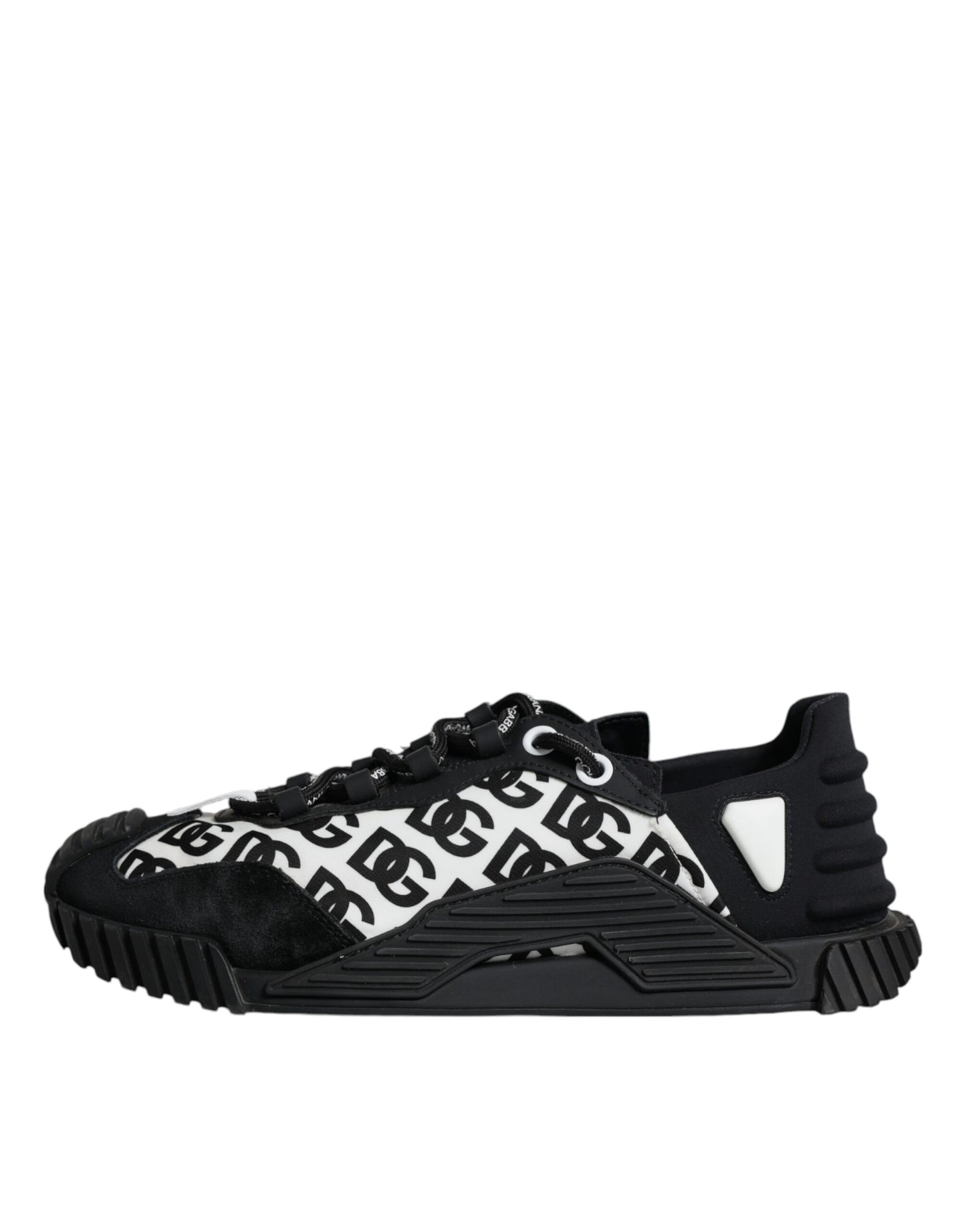  - Black Logo Lace Up Low Top NS1 Sneakers Shoes