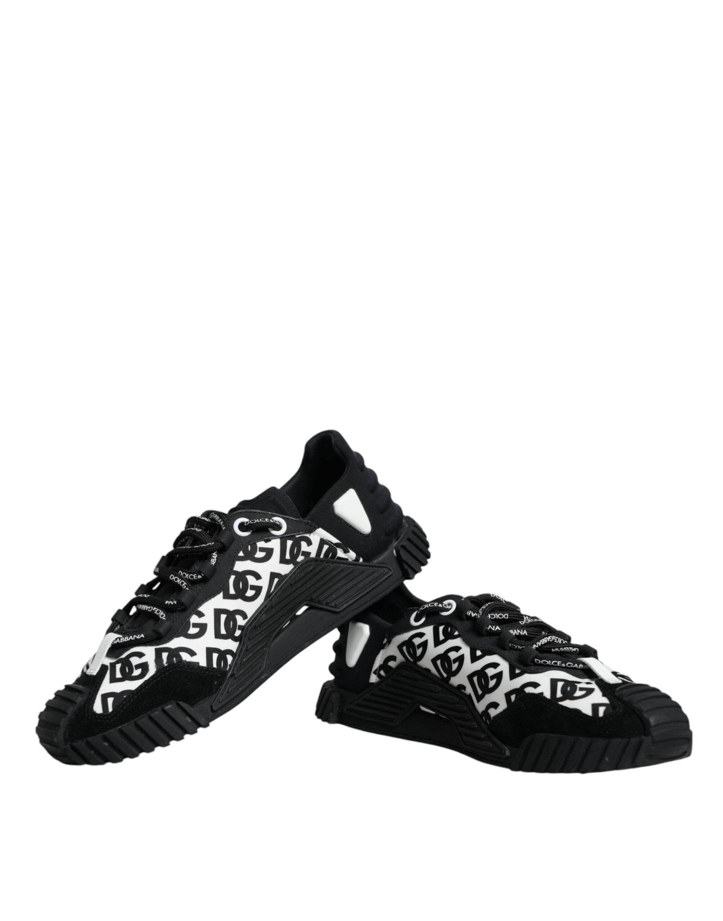  - Black Logo Lace Up Low Top NS1 Sneakers Shoes