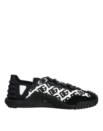  - Black Logo Lace Up Low Top NS1 Sneakers Shoes