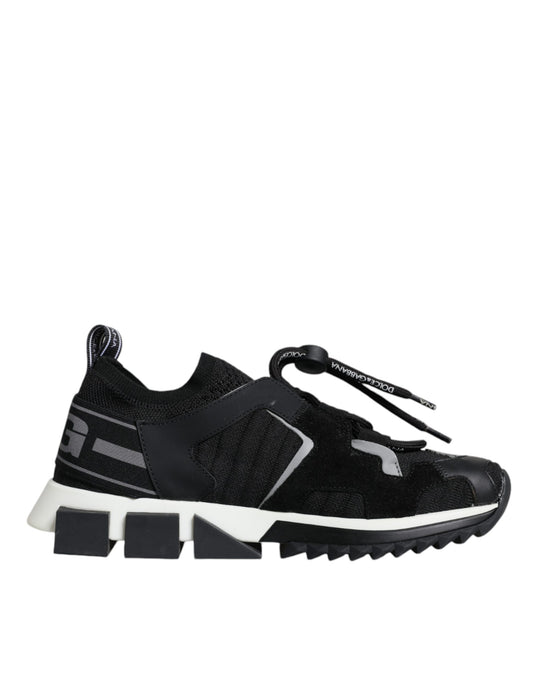  - Black Mesh Sorrento Trekking Sneakers Shoes