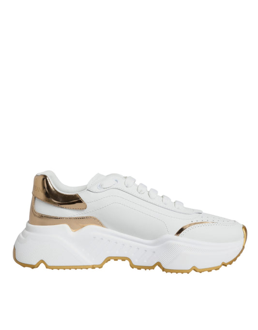  - Gold White Daymaster Low Top Sneakers Shoes