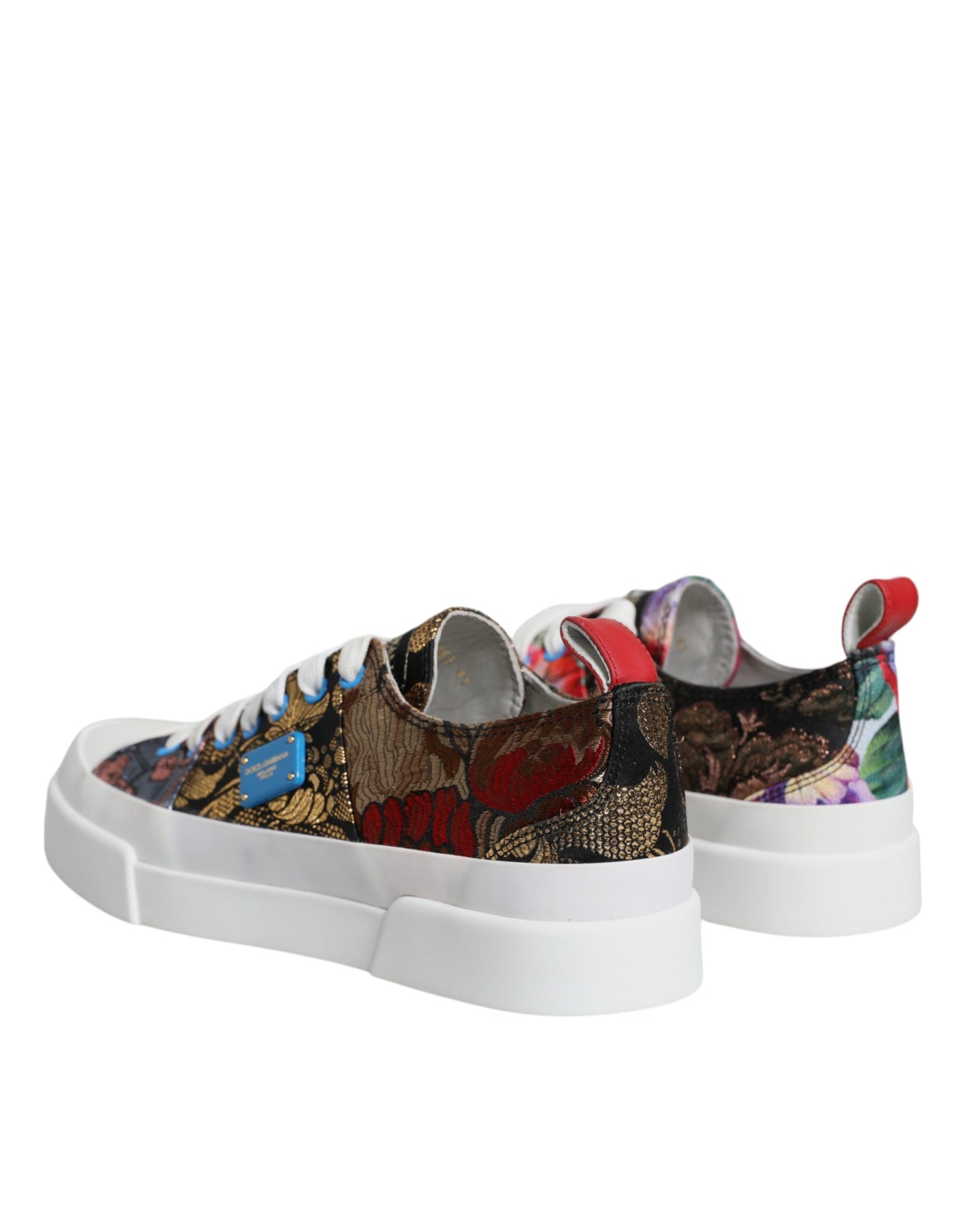 Multicolor Patchwork Low Top Sneakers Shoes - The Luxe Alliance