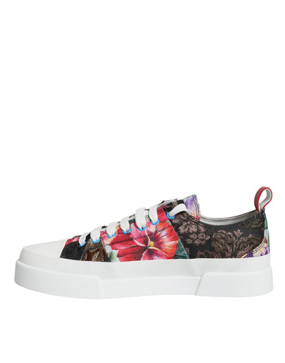 Multicolor Patchwork Low Top Sneakers Shoes - The Luxe Alliance