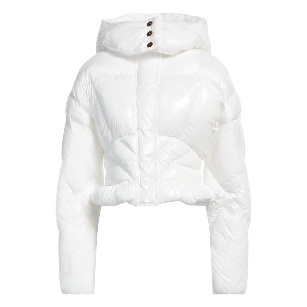  - White Polyester Jackets & Coat