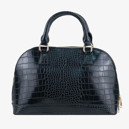  - Black Artificial Leather Handbag