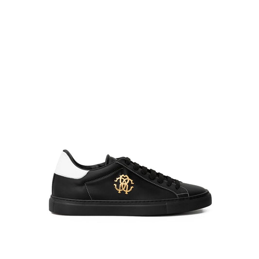  - Black Leather Sneaker