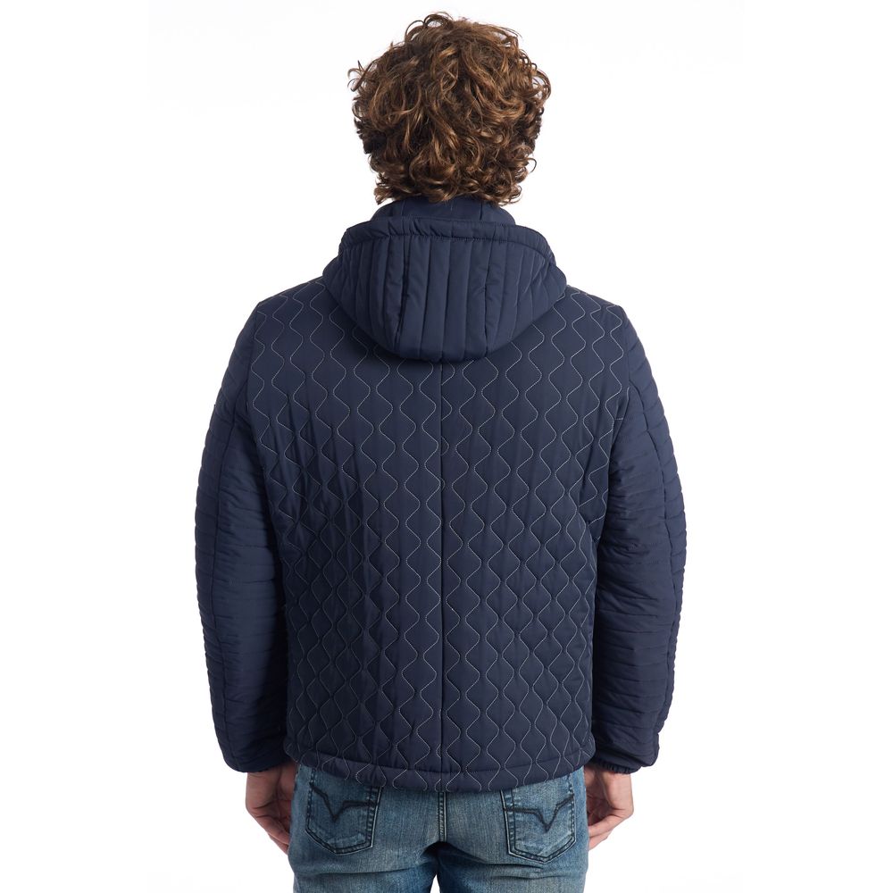 Blue ECOMONTONE Jacket - The Luxe Alliance