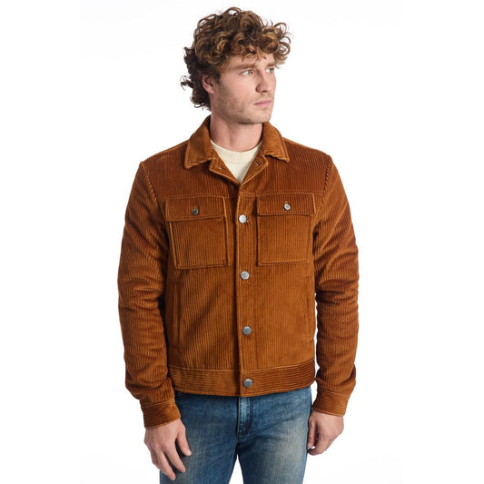 Brown Cotton Jacket - The Luxe Alliance