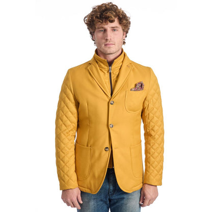 Yellow Polyester Jacket - The Luxe Alliance