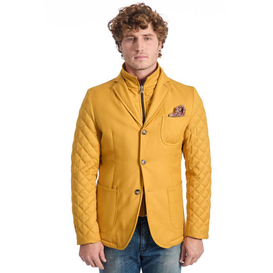 Yellow Polyester Jacket - The Luxe Alliance