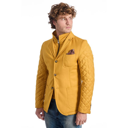 Yellow Polyester Jacket - The Luxe Alliance