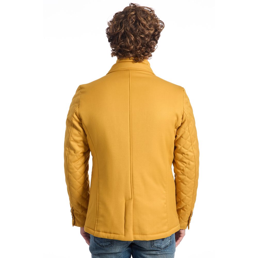 Yellow Polyester Jacket - The Luxe Alliance