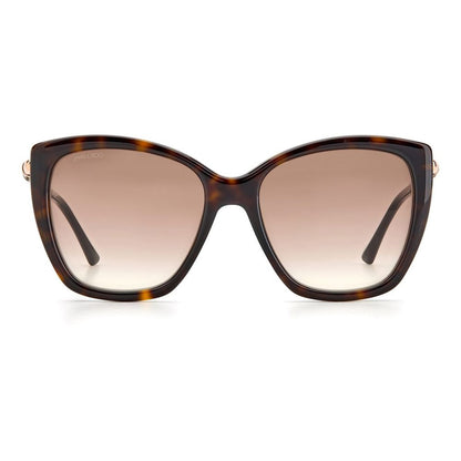  - Jimmy Choo Brown Plastic Sunglasses