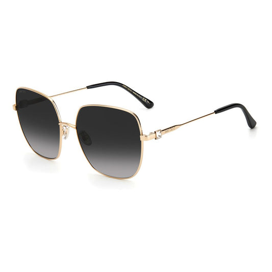 Jimmy Choo Women's Bicolor Metal Sunglasses – Gold and Black