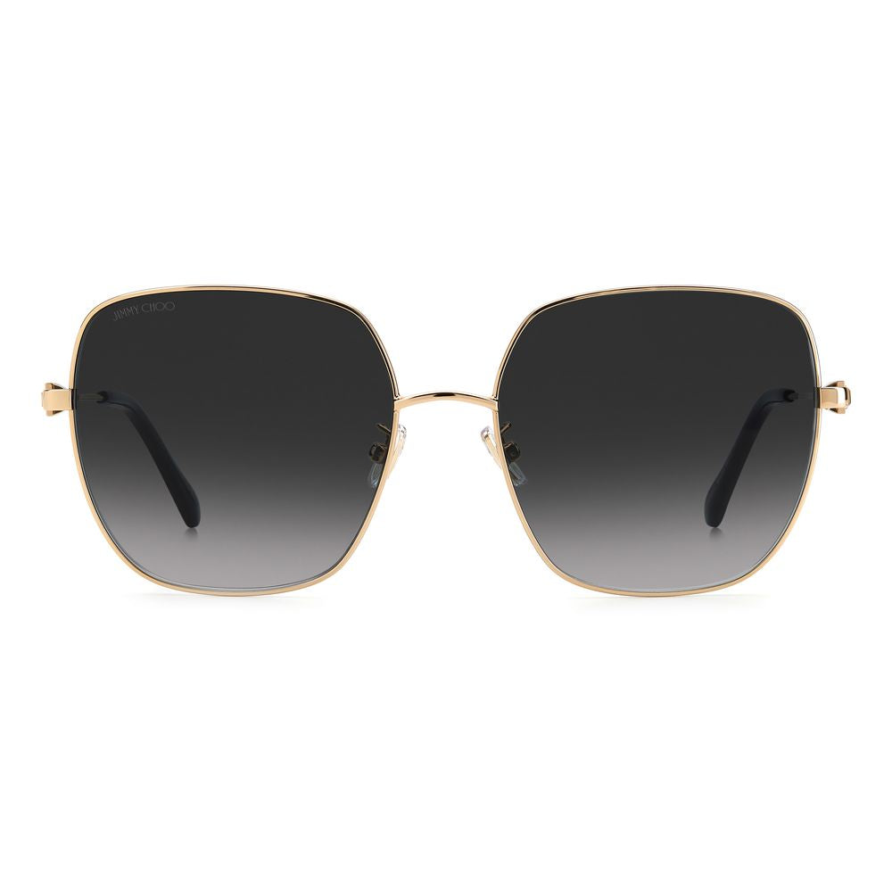 Jimmy Choo Women's Bicolor Metal Sunglasses – Gold and Black