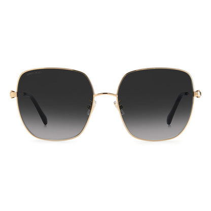 Jimmy Choo Women's Bicolor Metal Sunglasses – Gold and Black