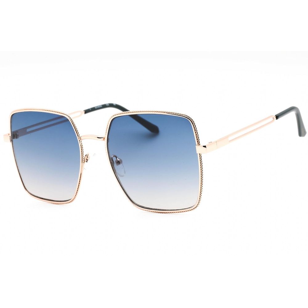 Guess Women’s Sunglasses – Multicolor Metal Frame with Blue Gradient Lenses, 58mm