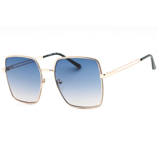 Guess Women’s Sunglasses – Multicolor Metal Frame with Blue Gradient Lenses, 58mm