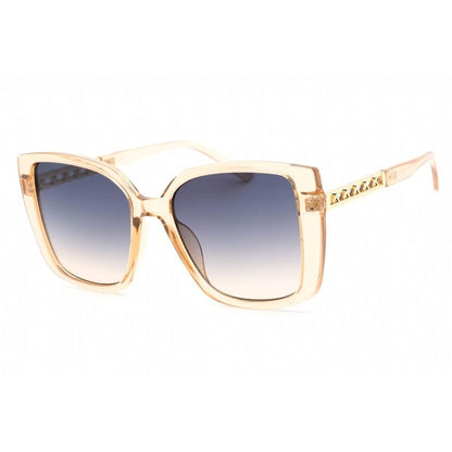 Guess Women’s Transparent Resin Sunglasses – Blue Gradient, 57mm