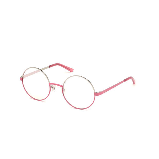 Guess Unisex Multicolor Metal Sunglasses – Pink Frame with Violet Gradient Lenses, 52mm