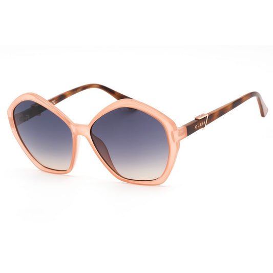 Guess Women's Sunglasses – Pink Square Frame with Blue Gradient Lenses, 58mm