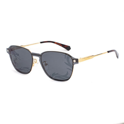 Polaroid Gold Metal Sunglasses – Stylish Polarized Frame, 53mm