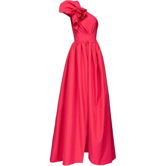 Red Polyester Dress - The Luxe Alliance