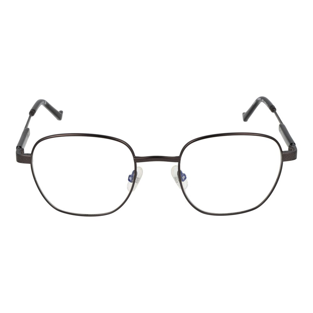 Hackett Gray Men’s Optical Frames – Gunmetal Square Frame, 51mm