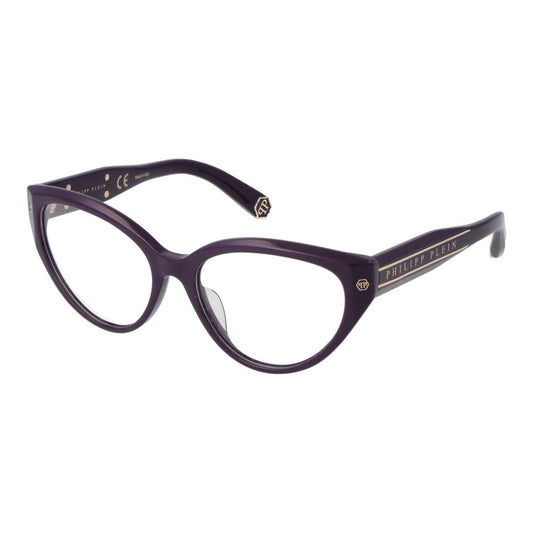 Philipp Plein Women’s Cat Eye Optical Frames – Purple Full-Rim