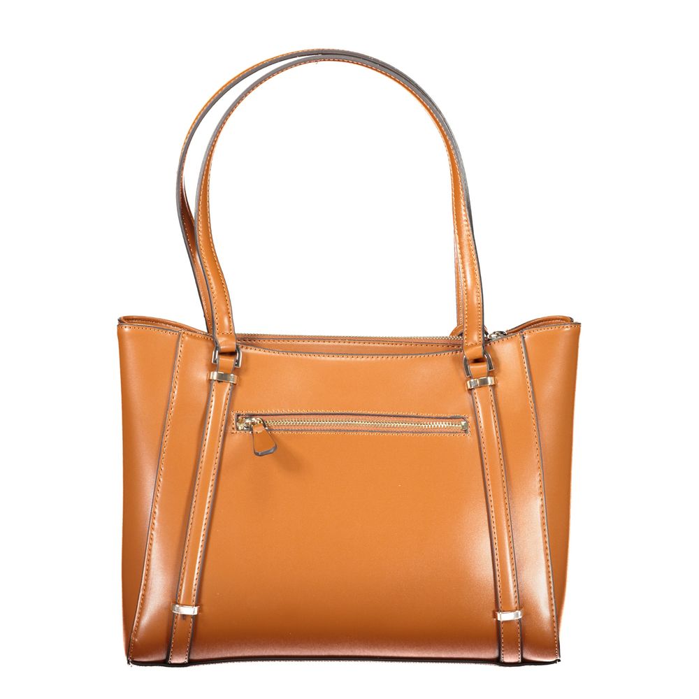  - Brown Polyethylene Handbag