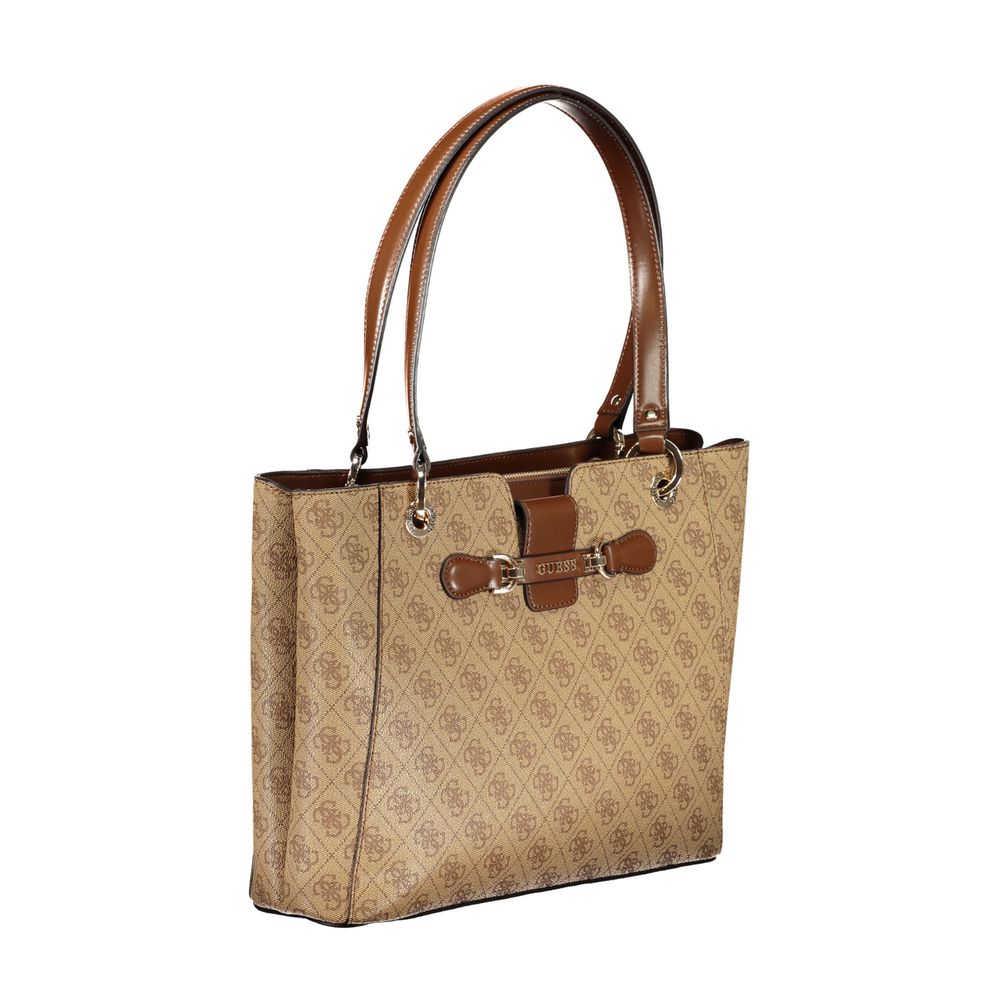  - Beige Polyethylene Handbag