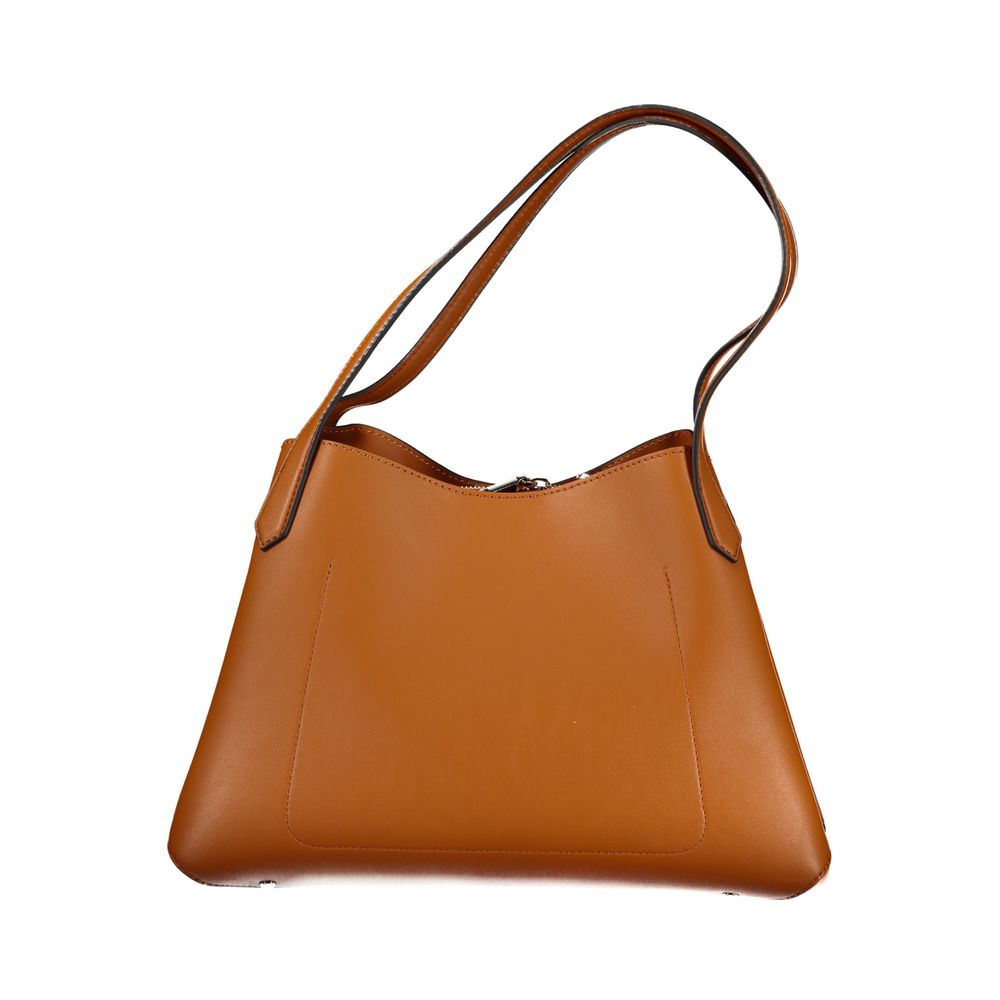 Brown Polyethylene Handbag