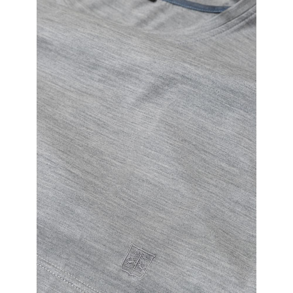  - Gray Silk T-Shirt