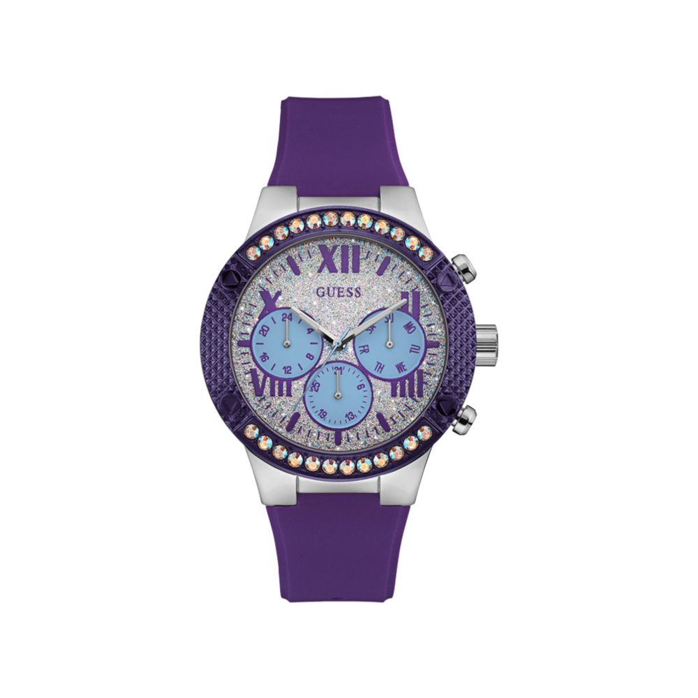  - Guess Purple Silicone Watch