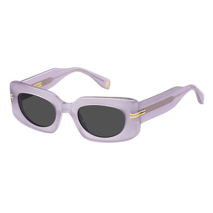 Marc Jacobs Women's Sunglasses – Lilac Square Frame with Grey Lenses, 50mm