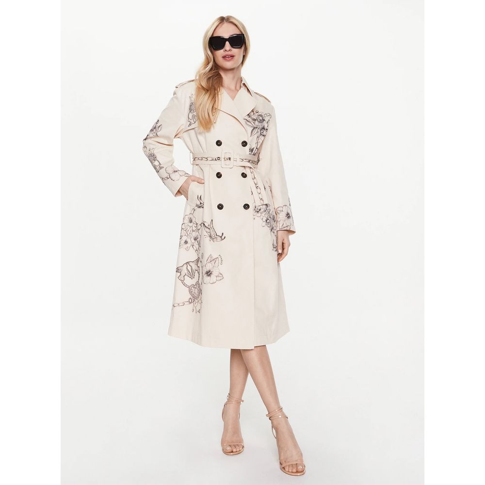 Beige Cotton Jackets & Coat - The Luxe Alliance