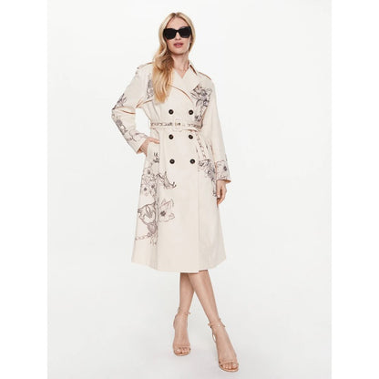 Beige Cotton Jackets & Coat - The Luxe Alliance