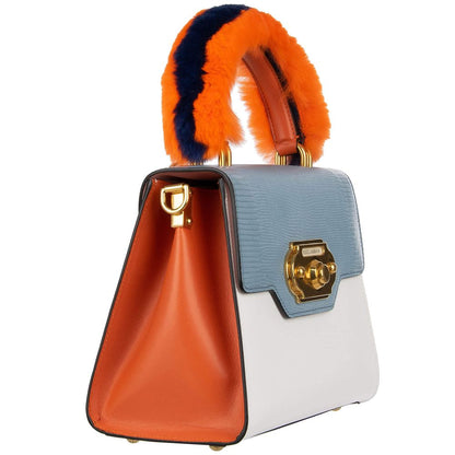 Multicolor Leather Di Calfskin Handbag - The Luxe Alliance