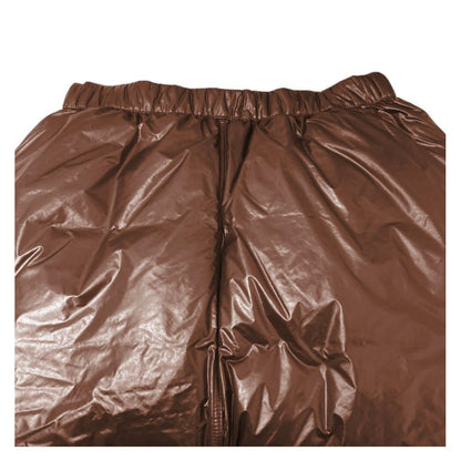  - Brown Nylon Skirt