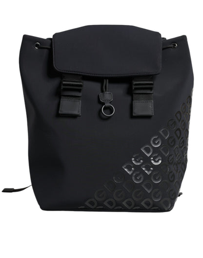 Black DG Mania Neoprene Travel Back Pack Bag - The Luxe Alliance