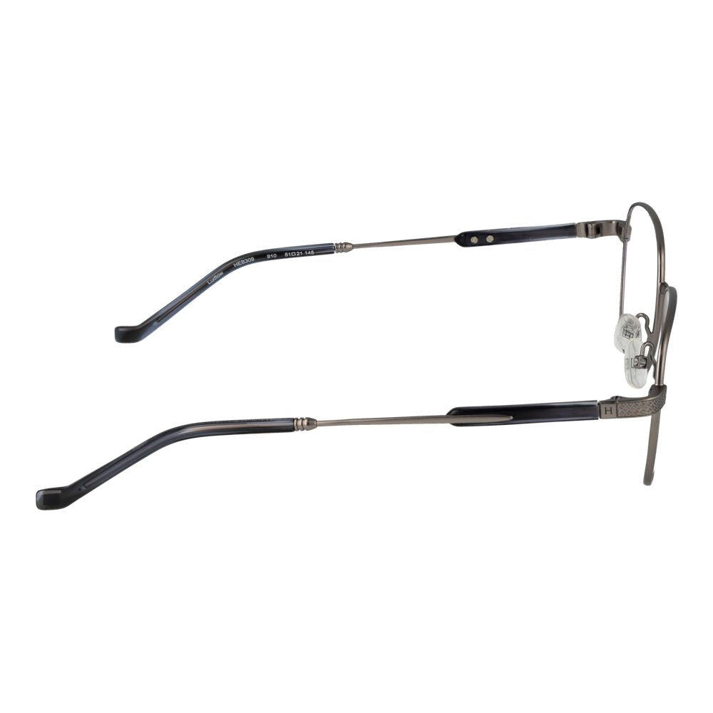 Hackett Gray Men’s Optical Frames – Gunmetal Square Design