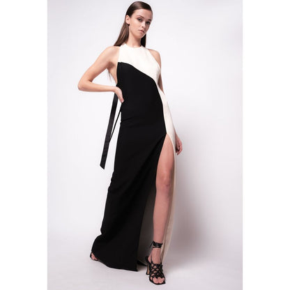 Black Viscose Dress - The Luxe Alliance