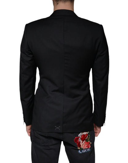 Dolce & Gabbana MARTINI Black Single Breasted Blazer